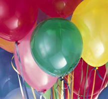 balloons banner