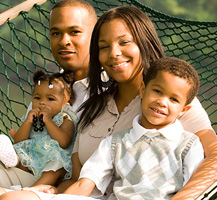 family in hammock banner