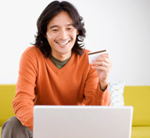 guy with laptop banner