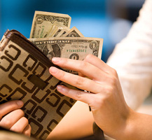 wallet money banner