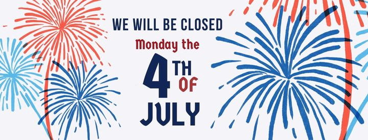 Closed Fourth of July