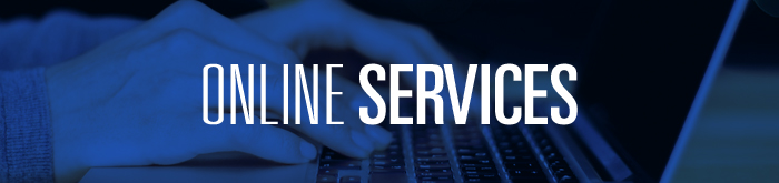 Online Services banner